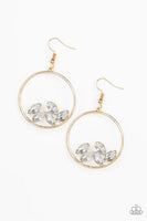 Paparazzi Accessories Cue the Confetti Gold Earring Bling