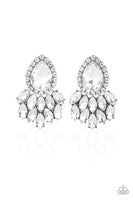 Paparazzi A Breath of Fresh Heir White Earring