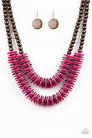 Paparazzi Accessories Dominican Disco Pink Necklace