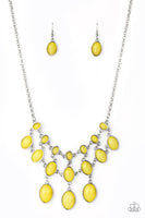Paparazzi Mermaid Marmalade Yellow Necklace