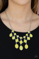 Paparazzi Mermaid Marmalade Yellow Necklace