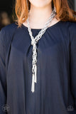 Paparazzi Scarfed for Attention (Silver) BB Necklace