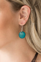 Paparazzi  Accessories Wonderfully Walla Walla Necklace Blue Wood