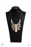 Untamed brass copper silver Tribal necklace Paparrazi Accessories