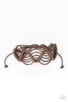 Paparazzi Accessories Rise To The Bait Dr. Brown Urban Bracelet Leather