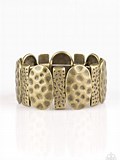 Paparazzi Accessories Cave Cache Brass Bracelet Antique Tribal