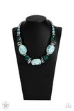 In Good Glazes - Blue Green Necklace Paparrazi Accessories