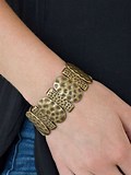 Paparazzi Accessories Cave Cache Brass Bracelet Antique Tribal