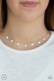 Paparazzi Accessories Chime a Little Brighter Gold Necklace Choker