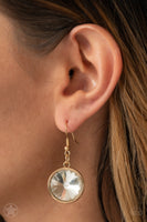 Hypnotized - Gold Bling Necklace Paparrazi Accessories