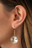 Hypnotized - Gold Bling Necklace Paparrazi Accessories