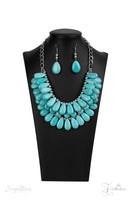 Paparazzi Zi Collection 2020 The Amy Turquoise Necklace