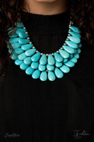 Paparazzi Zi Collection 2020 The Amy Turquoise Necklace