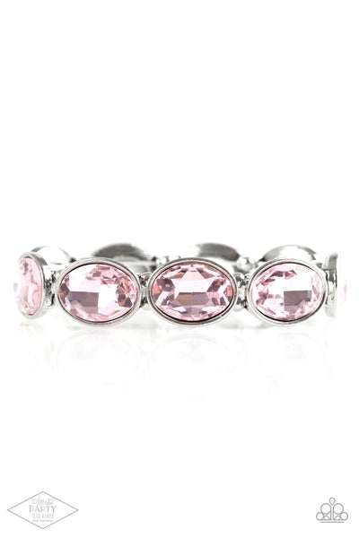 DIVA In Disguise Pink LOTP Bling Bracelet Paparazzi Accessories