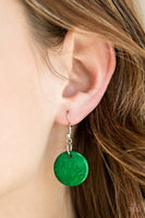 Key West Walkabout - Green Wood necklace Paparrazi Accessories