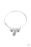 Treasure Charms - Pink Bracelet Paparrazi Accessories