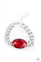 Luxury Lush - Red Bling Bracelet Paparrazi Accessories