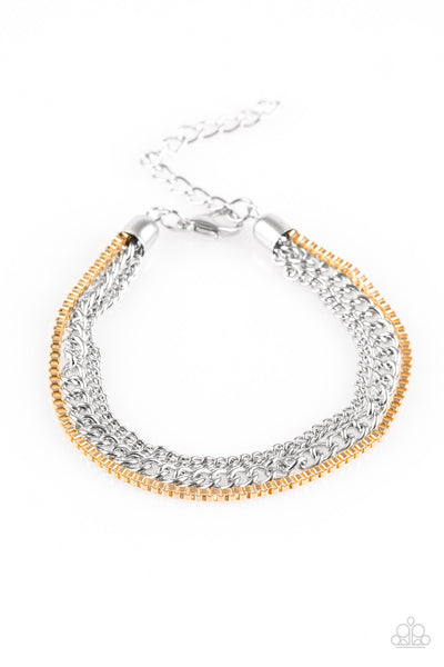Industrial Icon - Silver Chain Bracelet Paparazzi Accessories