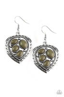Wild Heart Wonder - Green Earring Paparazzi Accessories