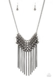 DIVA-de and Rule - Black Tassel Necklace Paparazzi Accessories N8
