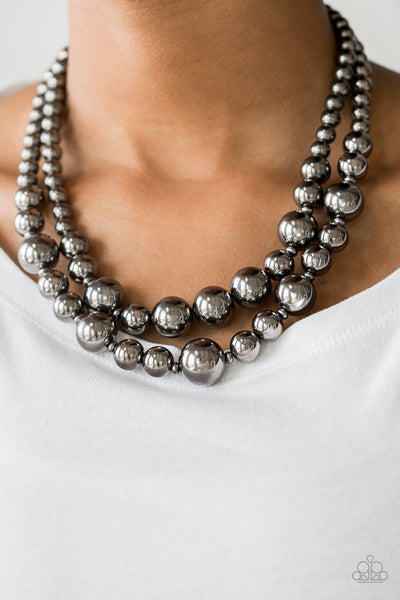 I Double Dare You - Black Necklace Paparazzi Accessories