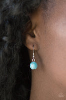 Rural Rustler - Blue Stone Turquoise Long Necklace Paparrazi Accessories