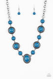 Voyager Vibes - Blue necklace Paparrazi Accessories
