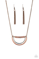 Artificial Arches - Copper Necklace Paparazzi Accessories N2
