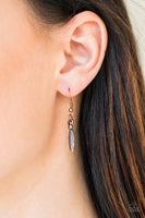Eastern Empress - Copper Tribal Necklace Paparrazi Accessories
