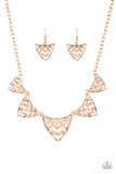 Welcome To The Lions Den - Gold Necklace Paparazzi Accessories