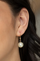 Soon To Be Mrs. - Gold Pearl Necklace Paparazzi Accessories