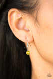 Just Drop It! - Green Teardrop Necklace Paparrazi Accessories