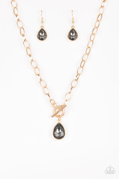 So Sorority - Multi Gold Necklace Paparazzi Accessories