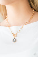 So Sorority - Multi Gold Necklace Paparazzi Accessories