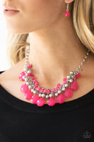 Trending Tropicana - Pink Necklace Paparazzi Accessories