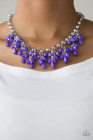 Modern Macarena - Purple Necklace Paparrazi Accessories