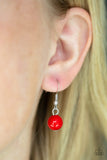 Egyptian Spell - Red Necklace Paparazzi Accessories