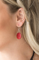 Wonderfully Walla Walla - Red Wood necklace Paparrazi Accessories