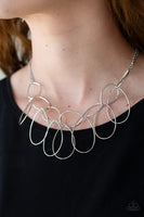 Top-TEAR Fashion - Silver Necklace Paparrazi Accessories