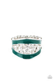 Trending Treasure - Green Bling Ring Paparrazi Accessories
