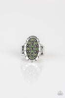 Cactus Garden - Green Olive Ring Paparrazi Accessories