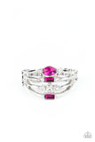 Not So Novice - Pink Bling Ring Paparrazi Accessories