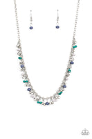 Sailing The Seven Seas - Blue Green Necklace Paparrazi Accessories