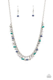 Sailing The Seven Seas - Blue Green Necklace Paparrazi Accessories