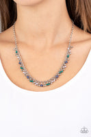 Sailing The Seven Seas - Blue Green Necklace Paparrazi Accessories