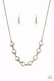 The Imperfectionist - Brass Necklace Paparazzi Accessories