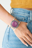 RODEO Rage - Purple Cuff Bracelet Paparrazi Accessories