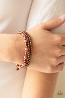 GRANDIOSE Slam - Copper Bracelets Paparazzi Accessories