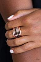 Trailblazin Trails - Copper ring Paparrazi Accessories