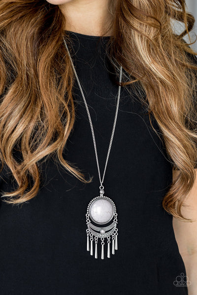 Rural Rustler - Silver Necklace Paparazzi Accessories